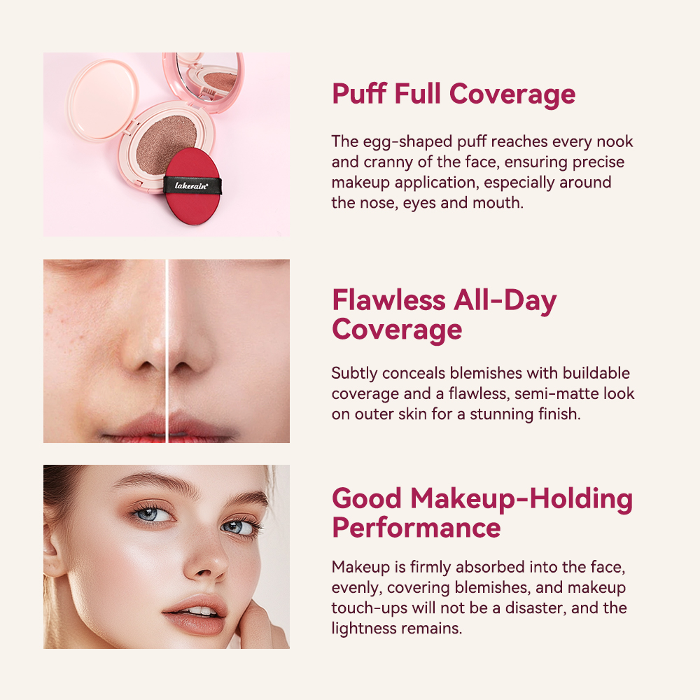Podkład w płynie Lakerain, kor – Bb Cushion Korean recenzja i cena