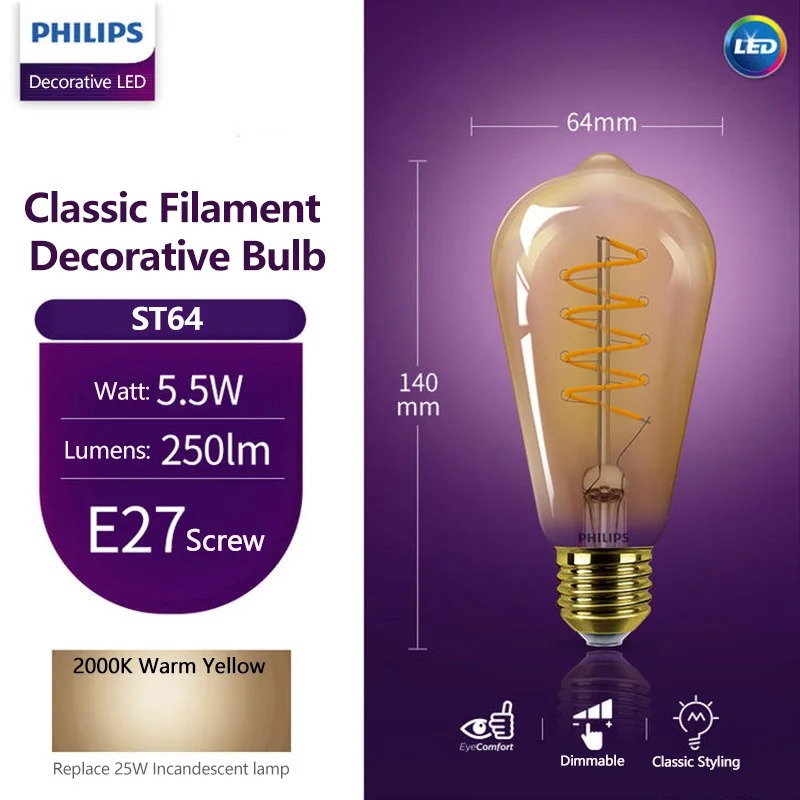 Żarówka dekoracyjna Philips LE – Philips Bulb Led Classic recenzja i cena