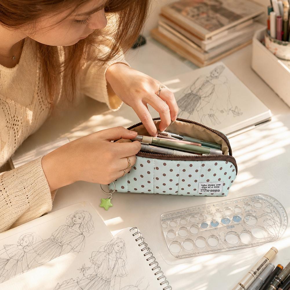 Pojemny piórnik Mint Life w ko – Korean Lifestyle Student recenzja i cena